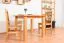 Tisch Kiefer massiv Vollholz Erlefarben Junco 239B - 90 x 90 cm (B x T)