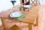 Tisch Kiefer massiv Vollholz Erlefarben Junco 239B - 90 x 90 cm (B x T)