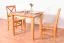 Tisch Kiefer massiv Vollholz Erlefarben Junco 239B - 90 x 90 cm (B x T)