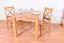 Tisch Kiefer massiv Vollholz Erlefarben Junco 239B - 90 x 90 cm (B x T)