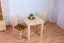 Tisch Kiefer massiv Vollholz natur Junco 239A - 80 x 80 cm (B x T)