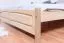 Jugendbett Buche massiv Vollholz natur 117G, inkl. Lattenrost - 180 x 200 cm (B x L)