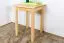 Tisch Kiefer massiv Vollholz natur Junco 233A (eckig) - 60 x 60 cm (B x T)