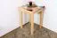 Tisch Kiefer massiv Vollholz natur Junco 233A (eckig) - 60 x 60 cm (B x T)