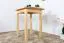 Tisch Kiefer massiv Vollholz natur Junco 233A (eckig) - 60 x 60 cm (B x T)