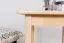 Tisch Kiefer massiv Vollholz natur Junco 233A (eckig) - 60 x 60 cm (B x T)