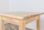 Tisch Kiefer massiv Vollholz natur Junco 233A (eckig) - 60 x 60 cm (B x T)