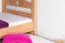 Etagenbett für Erwachsene "Easy Premium Line" K18/h inkl. Liegeplatz und 2 Abdeckblenden, Kopfteil mit Löchern, Buche Vollholz massiv Natur - Liegefläche: 90 x 200 cm, teilbar
