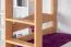 Etagenbett für Erwachsene "Easy Premium Line" K18/h inkl. Liegeplatz und 2 Abdeckblenden, Kopfteil mit Löchern, Buche Vollholz massiv Natur - Liegefläche: 90 x 200 cm, teilbar