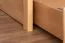 Etagenbett für Erwachsene "Easy Premium Line" K18/n inkl. 2 Schubladen und 2 Abdeckblenden, Kopfteil mit Löchern, Buche Vollholz massiv Natur - Liegefläche: 90 x 200 cm, (B x L) teilbar