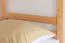 Stockbett für Erwachsene "Easy Premium Line" K20/n, Kopf- und Fußteil gerade, Buche Vollholz massiv Natur - 90 x 200 cm (B X L), teilbar