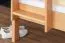 Stockbett für Erwachsene "Easy Premium Line" K20/n, Kopf- und Fußteil gerade, Buche Vollholz massiv Natur - 90 x 200 cm (B X L), teilbar