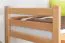 Stockbett für Erwachsene "Easy Premium Line" K20/n, Kopf- und Fußteil gerade, Buche Vollholz massiv Natur - 90 x 200 cm (B X L), teilbar