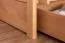 Etagenbett / Stockbett "Easy Premium Line" K18/n inkl. 2 Schubladen und 2 Abdeckblenden, Kopfteil mit Löchern, Buche Vollholz massiv Natur - Liegefläche: 90 x 200 cm, (B x L) teilbar