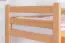Etagenbett / Stockbett SET mit 2 Matratzen K20/h | inkl. Liegeplatz und 2 Abdeckblenden | Kopfteil gerade | Buche massiv Natur | Liegefläche: 90 x 200 cm