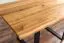 Esstisch Wooden Nature 411 Eiche massiv geölt, Tischplatte glatt - 140 x 90 cm (B x T)