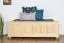 Truhe Kiefer massiv Vollholz natur 179 – Abmessung: 50 x 154 x 46 cm (H x B x T)