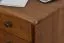Schreibtisch Kiefer massiv Vollholz Eichefarben 003 - Abmessung 74 x 136 x 55 (H x B x T)
