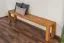 Bank Wooden Nature 133 Kernbuche massiv - 200 x 33 cm (L x B)