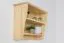 Hängeregal / Wandregal Kiefer massiv Vollholz natur Junco 337 - Abmessung: 48 x 64 x 24 cm (H x B x T)