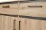 Kommode Kanel 10, Farbe: Eiche / Anthrazit - Abmessungen: 83 x 110 x 41 cm (H x B x T)