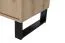 Vitrine Kanel 03, Farbe: Eiche / Anthrazit - Abmessungen: 195 x 60 x 41 cm (H x B x T)