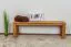 Bank Wooden Nature 132 Kernbuche massiv - 140 x 33 cm (L x B)