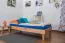 Futonbett / Massivholzbett Wooden Nature 04 Kernbuche geölt - Liegefläche 90 x 200 cm (B x L)
