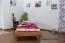Jugendbett Wooden Nature 04 Kernbuche massiv geölt  - Liegefläche 100 x 200 cm (B x L) 