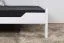 Jugendbett "Easy Premium Line" K5, 140 x 200 cm Buche Vollholz massiv weiß lackiert
