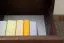 Nachtkommode Kiefer massiv Vollholz Nussfarben 009 - Abmessung 55 x 42 x 47 cm (H x B x T)