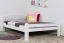 Jugendbett "Easy Premium Line" K5, 140 x 200 cm Buche Vollholz massiv weiß lackiert