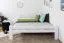 Jugendbett "Easy Premium Line" K5, 160 x 200 cm Buche Vollholz massiv weiß lackiert