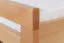 Jugendbett "Easy Premium Line" K8/1 inkl. 1 Abdeckblende, 180 x 200 cm Buche Vollholz massiv Natur