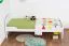 Kinderbett / Jugendbett "Easy Premium Line" K1/ Voll, 90 x 190 Buche weiß lackiert