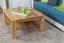 Couchtisch Wooden Nature 420 Eiche massiv - 80 x 80 x 45 cm (B x T x H)