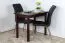 Tisch Kiefer massiv Vollholz Walnussfarben Junco 227A (eckig) - 90 x 60 cm (B x T)