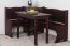 Tisch Kiefer massiv Vollholz Walnussfarben Junco 226C (eckig) - 100 x 50 cm (L x B)