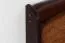 Eckbank Kiefer massiv Vollholz Walnussfarben Junco 244 - Abmessungen: 85 x 110 x 150 cm (H x B x L)