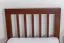 Kinderbett / Jugendbett "Easy Premium Line" K8, Buche Vollholz massiv dunkelbraun lackiert - Liegefläche: 90 x 200 cm