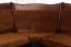 Eckbank Kiefer massiv Vollholz Walnussfarben Junco 244 - Abmessungen: 85 x 110 x 150 cm (H x B x L)