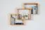 Hängeregal / Wandregal Kiefer massiv Vollholz Erlefarben Junco 289 - 66 x 88 x 20 cm (H x B x T)