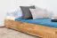 Einzelbett / Stapelbett Wooden Nature 424, Eiche massiv Natur geölt - 90 x 200 cm (B x L)