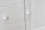 Bücherregal Kiefer massiv Vollholz weiß lackiert B002 - Abmessung 190 x 80 x 42 cm (H x B x T)
