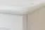 Hängeschrank Kiefer Vollholz massiv weiß lackiert 024- Abmessung 50 x 120 x 60 cm (H x B x T)