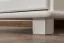 Schrank Kiefer Vollholz massiv weiß lackiert 004 - Abmessung 190 x 47 x 60 cm (H x B x T)