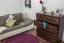 Kommode Kiefer massiv Vollholz Nussfarben 014 - Abmessung 100 x 100 x 42 cm (H x B x T)