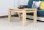 Couchtisch Kiefer massiv Vollholz natur Junco 484 – Abmessung 90 x 60 x 50 cm (B x T x H)