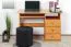 Schreibtisch Kiefer massiv Vollholz Erlefarben Junco 189 - Abmessung 75 x 110 x 55 cm (H x B x T)