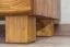 Kommode Kiefer massiv Vollholz Eichefarben 001 - Abmessung 80 x 80 x 42 cm (H x B x T)